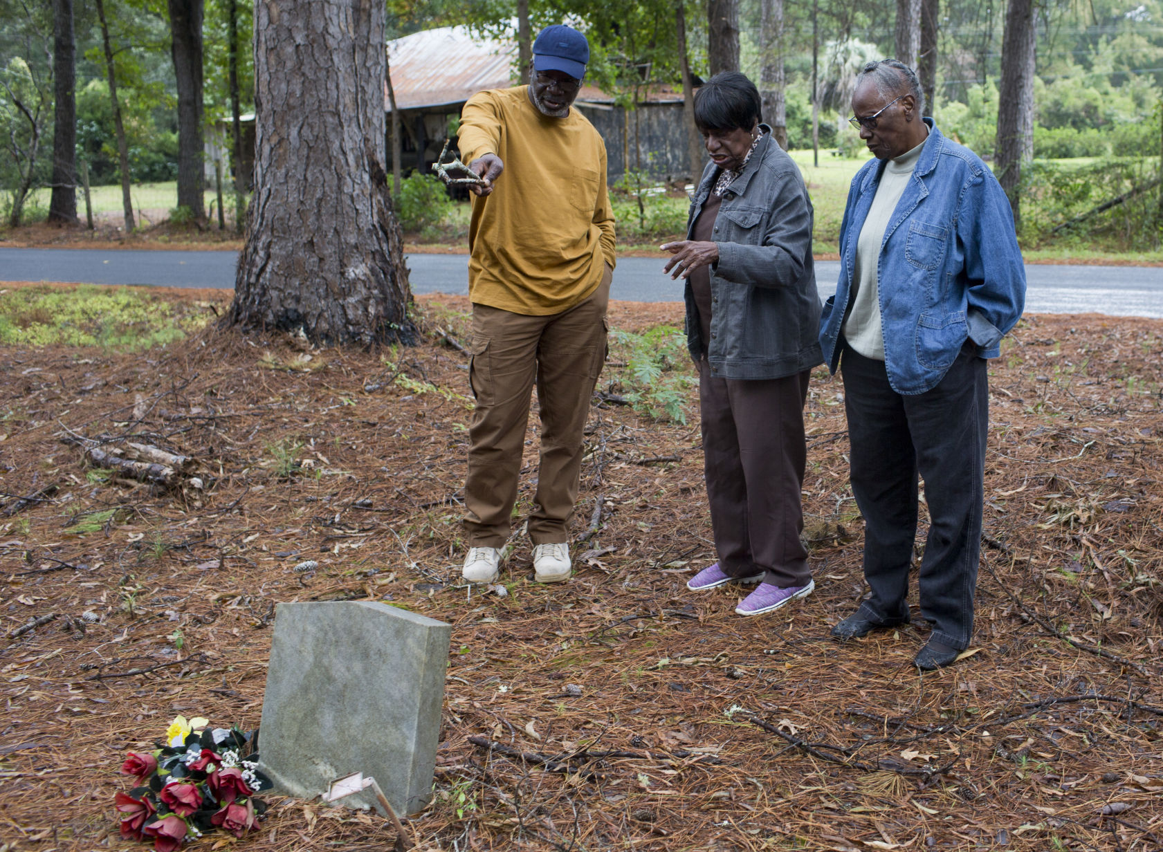 Lloyd Fields, Rebecca Campbell and Catherine Braxton